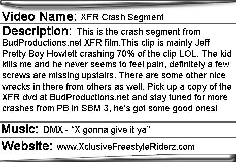 xfr crashes