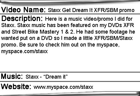 staxx dream it