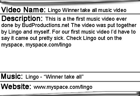 Lingo winner take all